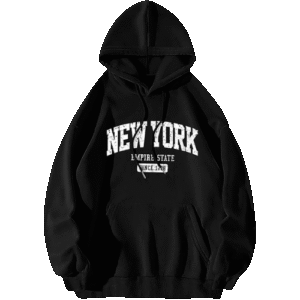 ORANDESIGNE Letter Graphic Print Pullover