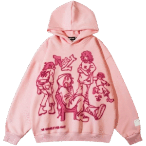 COOLMONAR Y2K Hip Hop Graphic Hoodie